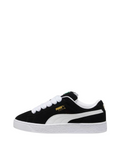 Tenis Puma Suede XL negros de gamuza con franja blanca y cordones gruesos, estilo urbano de 𝐋𝐔𝐀𝐋