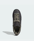 Tenis adidas Superstar 𝐋𝐔𝐀𝐋 en color gris oscuro con textura de piel de cocodrilo y punta de concha clásica.